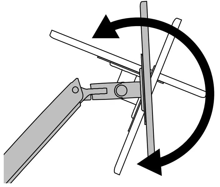 MXV Desk Mount Monitor Arm Mounting illustration