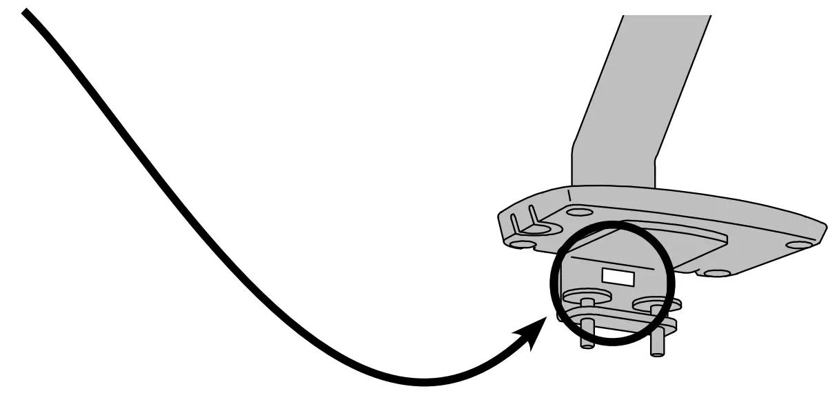 MXV Desk Mount Monitor Arm Mounting illustration