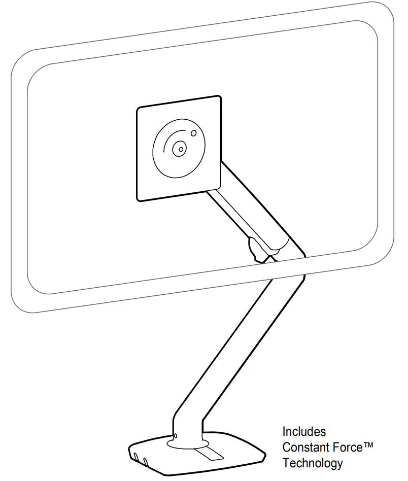 ergotron MXV Desk Mount Monitor Arm