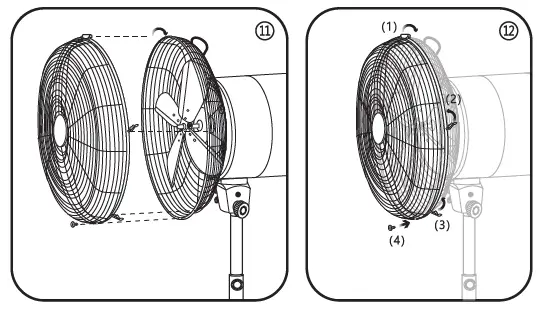 aigostar 330100QRT Metal Stand Fan FIG 7