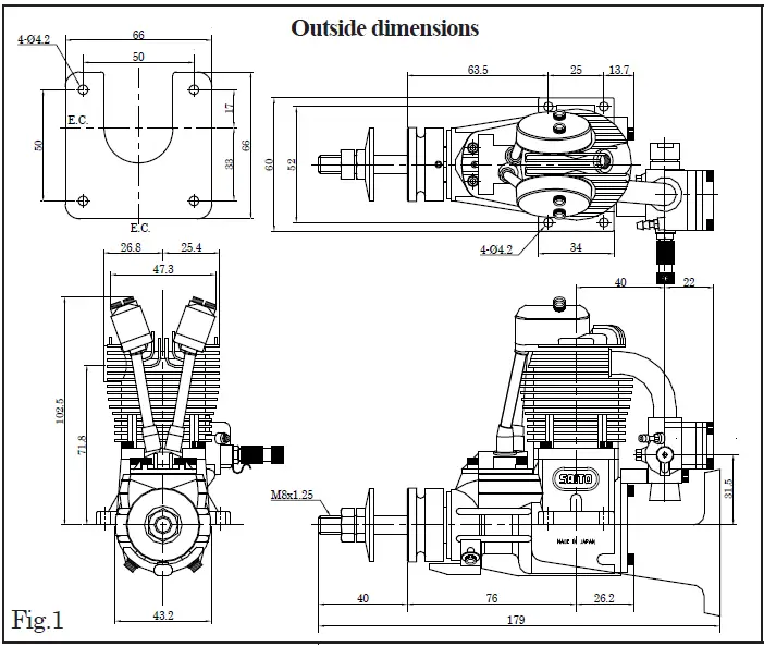 SAITO-FG-21-AAC-4-Stroke-Gasoline-Single-Engine-fig-2