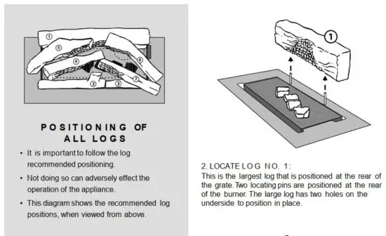 FIG 31 Laying the fire – 700 Ceramic Log.JPG