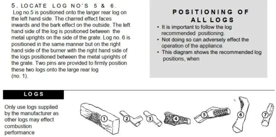 FIG 34 Laying the fire – 700 Ceramic Log.JPG