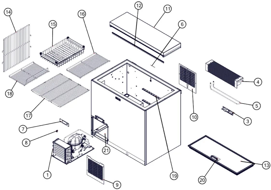 Perlick FR Series FR24RT 3 BL Glass Froster - GLASS FROSTERS 11