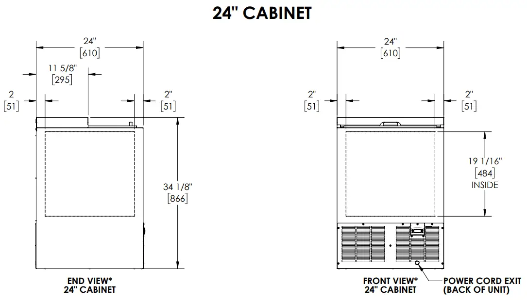 Perlick FR Series FR24RT 3 BL Glass Froster - GLASS FROSTERS 12
