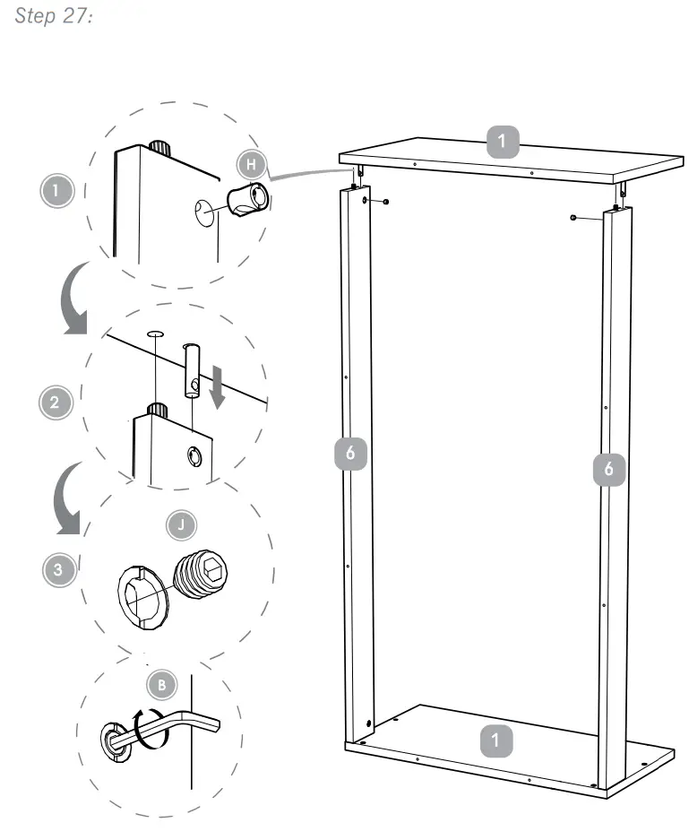 Silver Cross Hoxton Cot Bed amp Dresser Furniture Set - fig 16