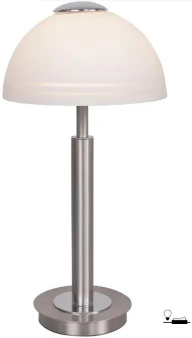 WOFi 8450 Class Table Lamp LED Matte Nickel