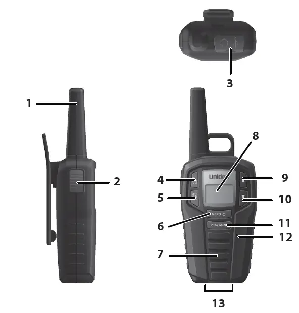 Uniden SX307-3C Walkie Talkies Radio-1