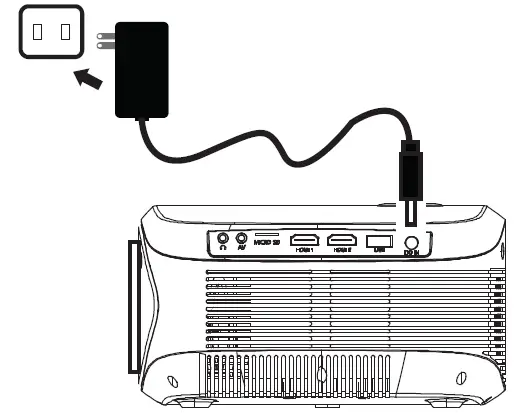 naxa NVP-3002C 150 Inch Home Theater 1080P LCD Projector Player 11