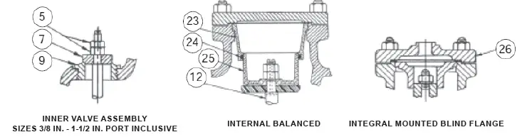 EMERSON Type E5 Main Valve-5