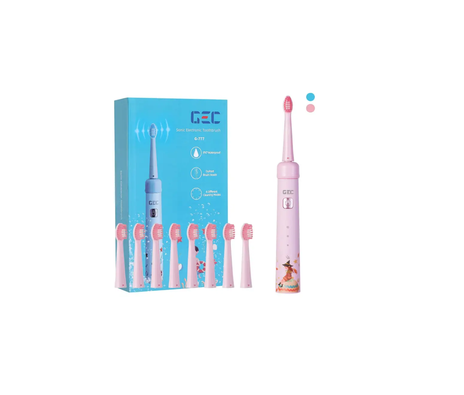 Gec Sonic Electric Toothbrushes For Kids Instruction Manual