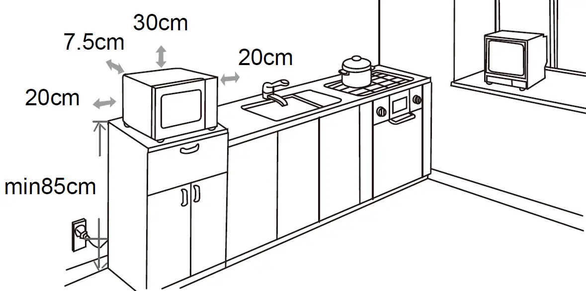 Electrolux EMM30D22BM Freestanding Microwave Oven 28