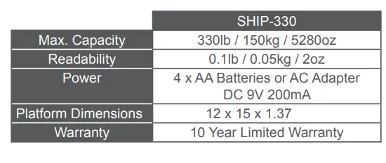 American-Weigh-SHIP330-Scale-Ship-Series-Digital-Heavy-Duty-Shipping-Postal-Scale-fIG-3