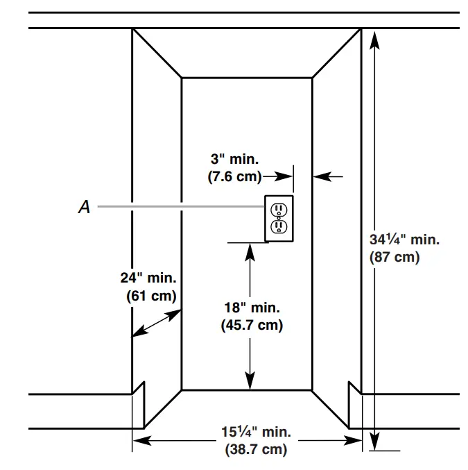 KitchenAid W10242569C Integrated Compactor - Product Dimensions 1