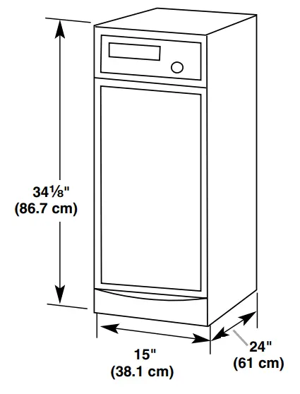 KitchenAid W10242569C Integrated Compactor - Product Dimensions 25