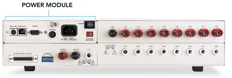 ASSOCIATED RESEARCH SC6540 Modular Multiplexer - POWER MODULE