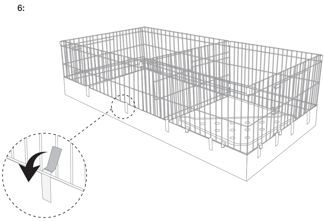 amazon basics B07KB49GZQ Canvas Bottom Pet Cage with Divider Set - Figure 8