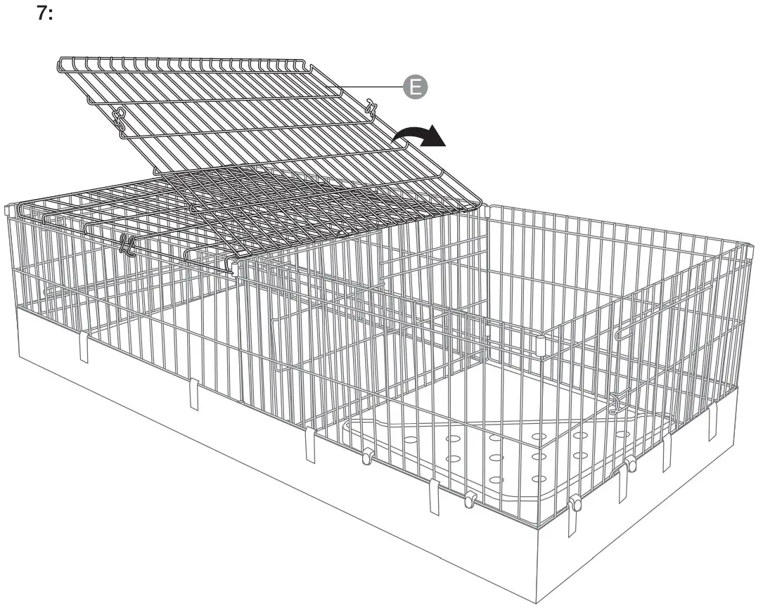 amazon basics B07KB49GZQ Canvas Bottom Pet Cage with Divider Set - Figure 9