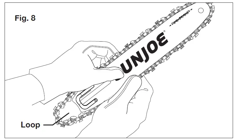 SUN JOE 24V-PS10-LTE Cordless Pole Chain Saw 10