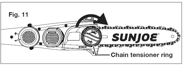 SUN JOE 24V-PS10-LTE Cordless Pole Chain Saw 13