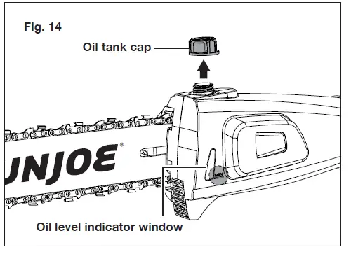 SUN JOE 24V-PS10-LTE Cordless Pole Chain Saw 16
