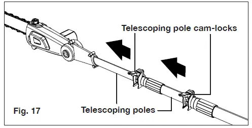 SUN JOE 24V-PS10-LTE Cordless Pole Chain Saw 19