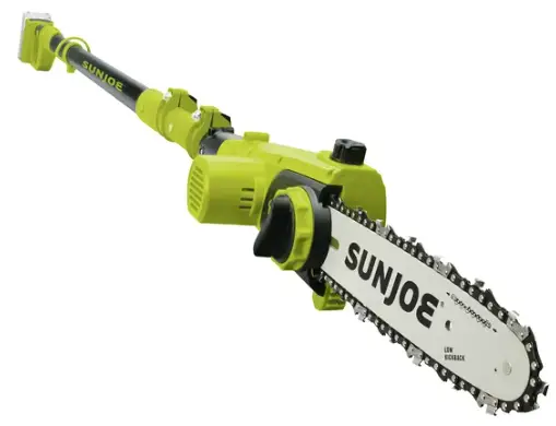 SUN JOE 24V-PS10-LTE Cordless Pole Chain Saw