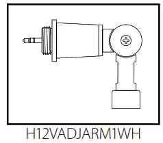 NICOR NLCSPEJ1WH NLC Wireless External Mount PIRDaylight Sensor - Optional Accessories
