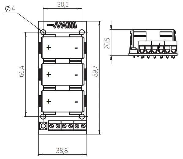 U-PROX WIREPORT Wireless Module with 3 Inputs - fig 6