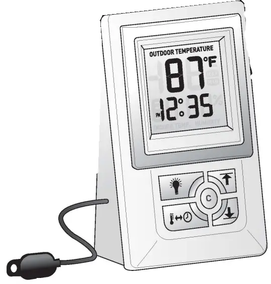 ACURITE 00891W3 Thermometer with Wired -