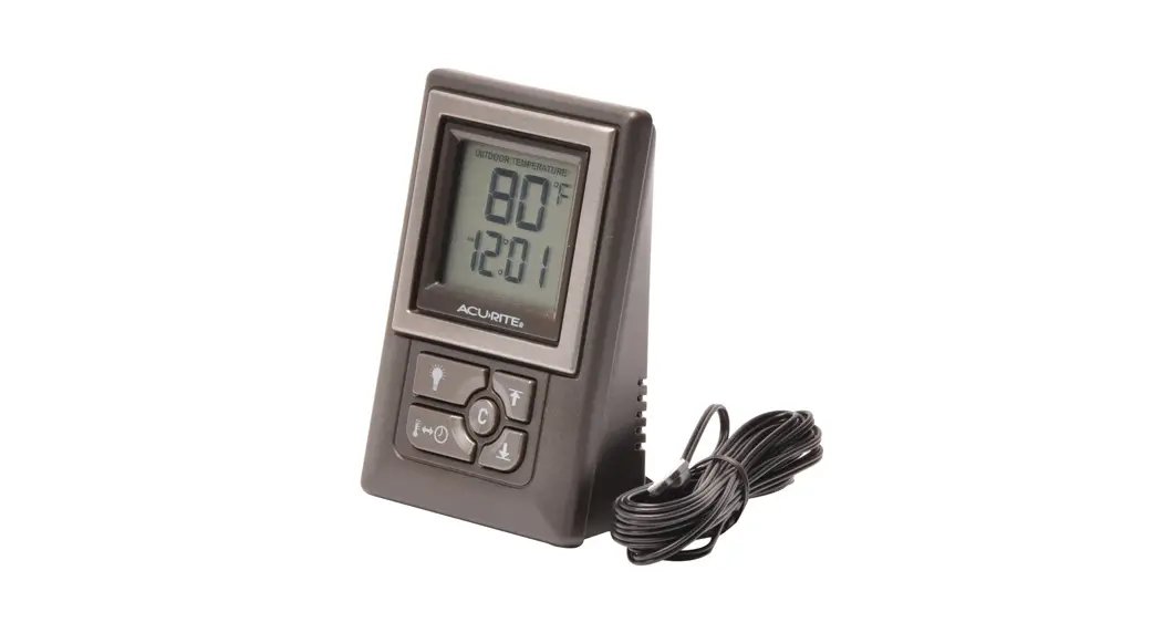 Acurite 00891w3 Thermometer With Wired Temperature Sensor Instruction Manual