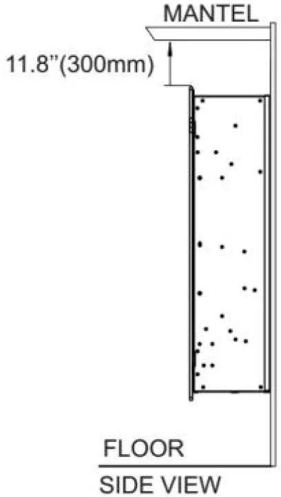 Clihome IF-50FSB Electric Fireplace 14