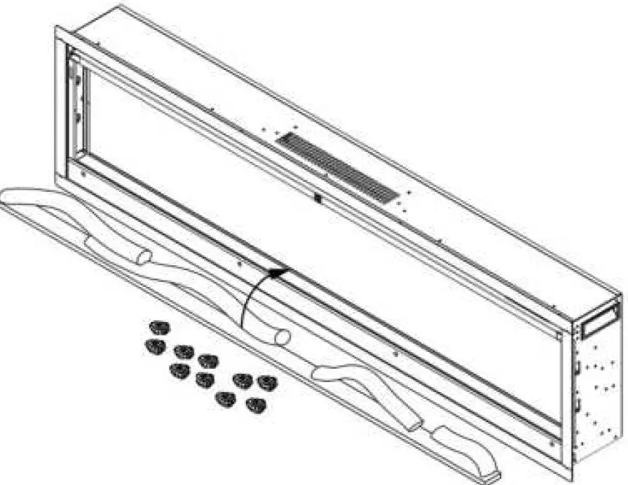 Clihome IF-50FSB Electric Fireplace 33