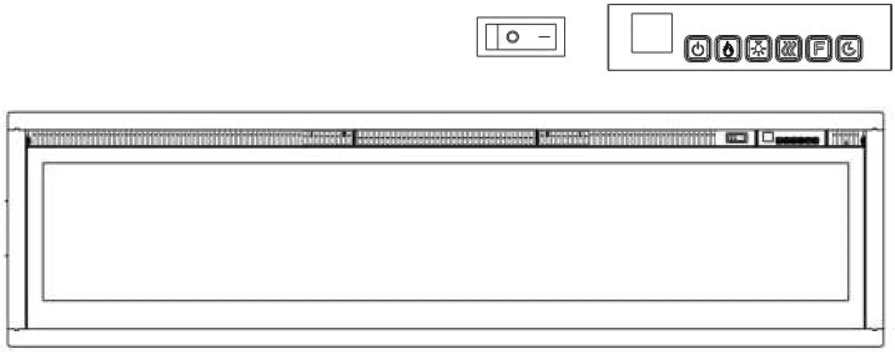 Clihome IF-50FSB Electric Fireplace 34