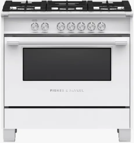FISHER PAYKEL OR36SCG4W1 36 Inch Gas Range