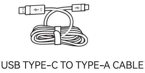 USB TYPE C AND A CABLE