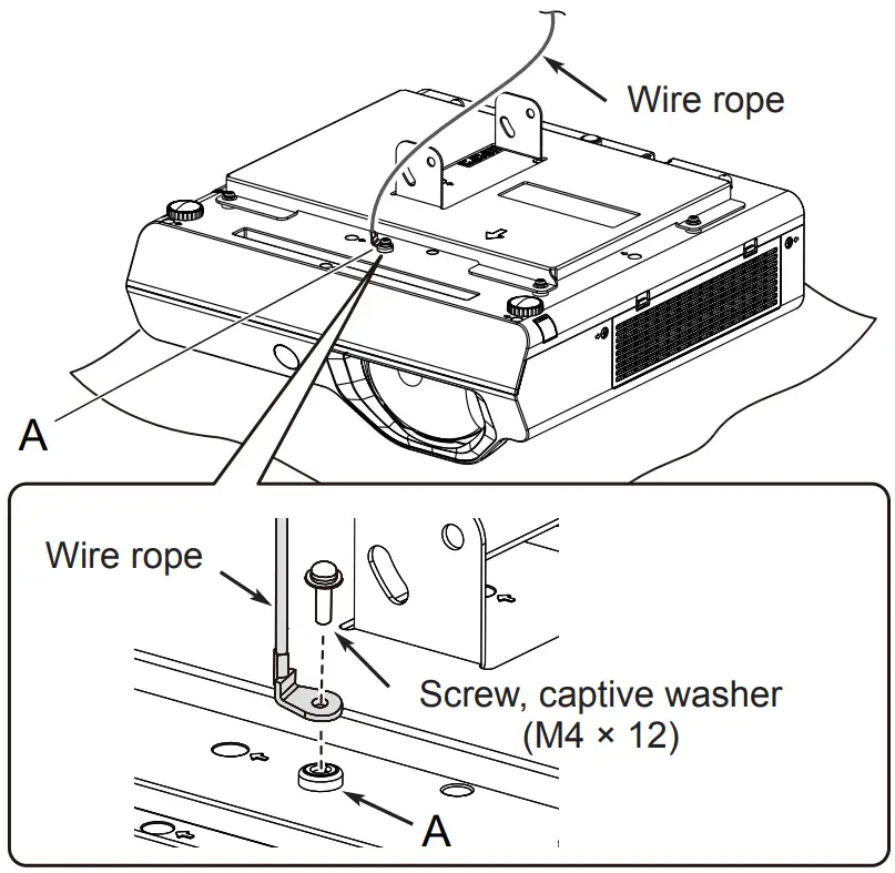 Panasonic ET-PKL430B Projector Mount Bracket - fig 8