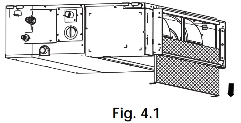 perfect aire 3PAMSDH24 Multi-Zone Ducted Indoor Unit - fig 4