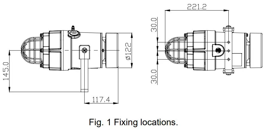 e2s warning signals D1xC1 Explosion Proof Alarm Sounder - Installation