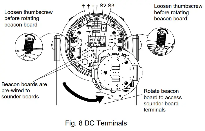 e2s warning signals D1xC1 Explosion Proof Alarm Sounder - Wiring1