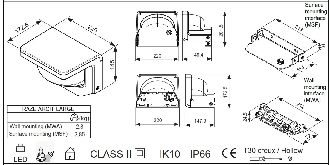 THORN RAA L 1L50-827 Raze Archi Large - 1