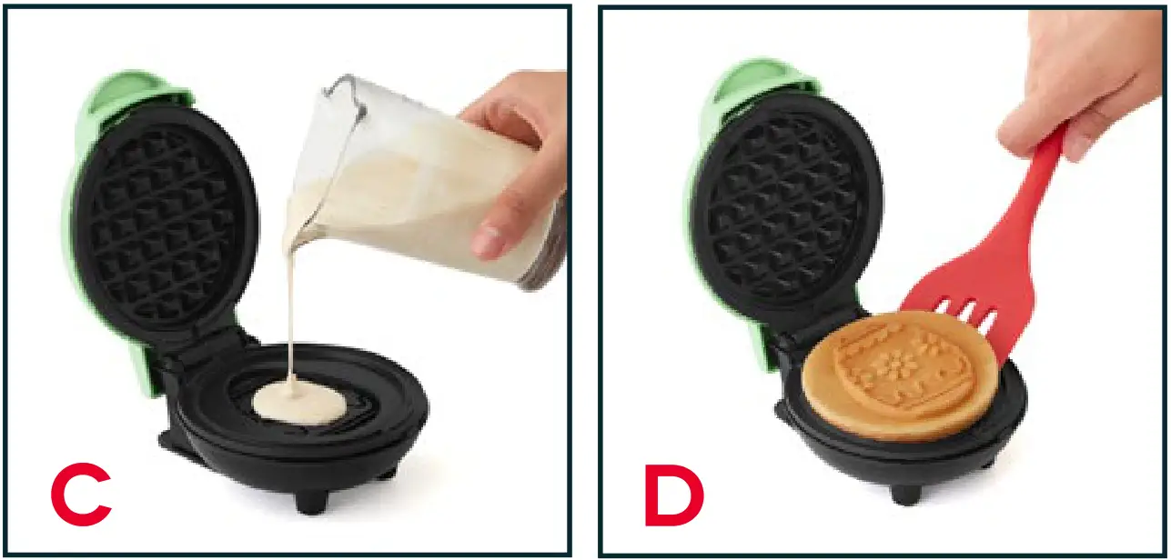 DASH DMWEG001 Easter Egg Mini Waffle Maker - Figure 7