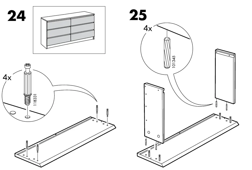 Ikea MALM-6 drawers-Dresserfig-32