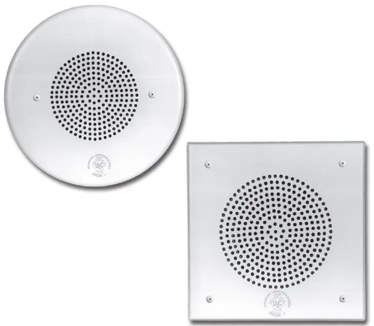 Mircom CAT-5702 SP Series 4 Inch Bright White Speakers