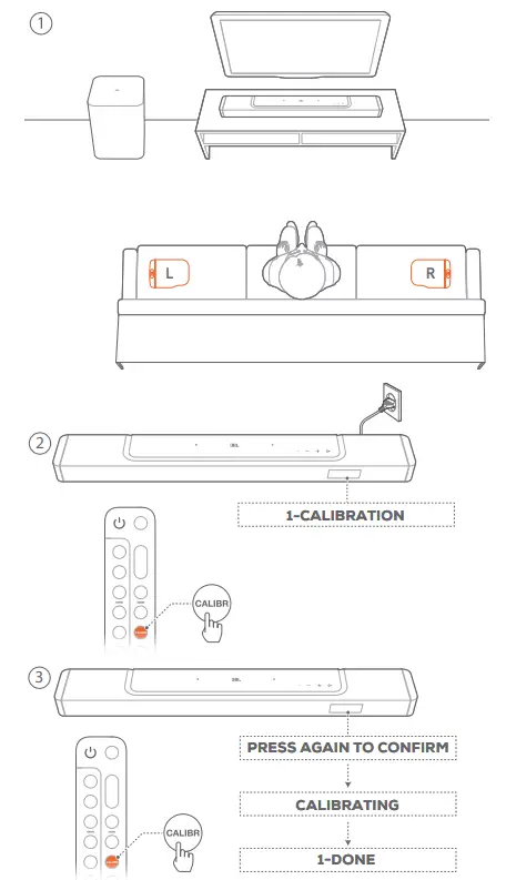 JBL Bar 1000 Powered 7.1.4 Channel Sound Bar System - Fig 22