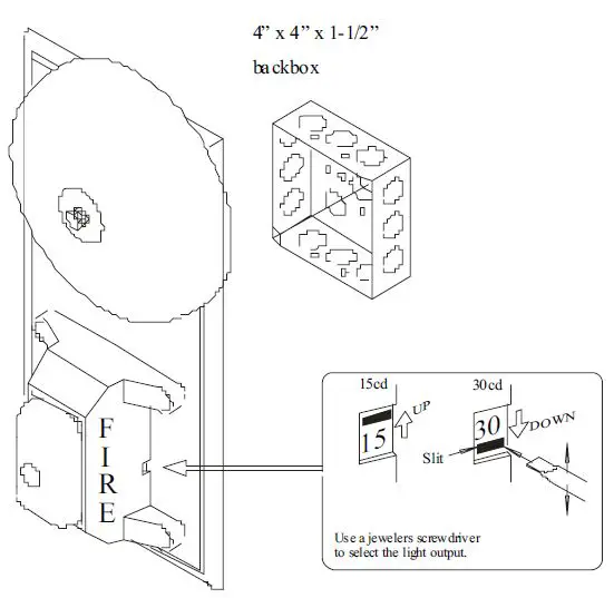 POTTER-SB24 Bell-Strobe-Series-Bell Select-A-Strobe-Combination-2