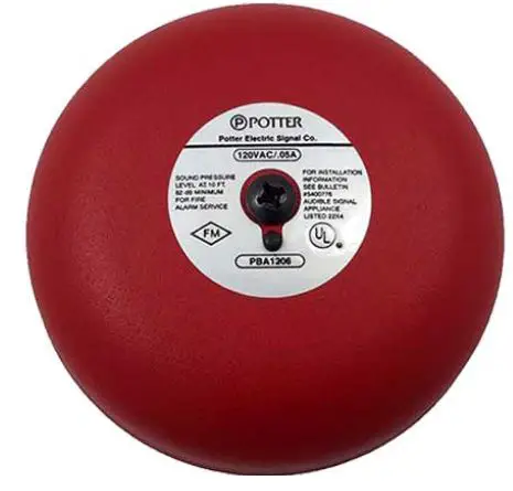 POTTER-SB24 Bell-Strobe-Series-Bell Select-A-Strobe-Combination