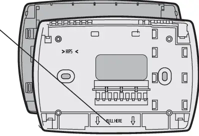 Honeywell PRO3000 Series Non-Programmable Digital Thermostat 1