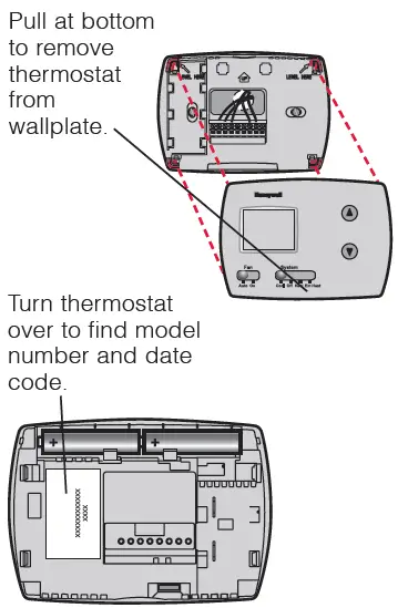 Honeywell PRO3000 Series Non-Programmable Digital Thermostat 19