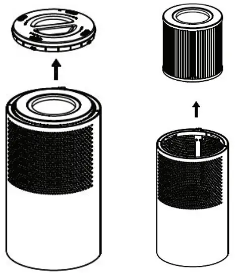 Proscenic A8 Air Purifier - Remove The Filter
